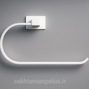 تصویر جای رول دستمال توالت دیواری برند زمرد سرویس دستشویی 
