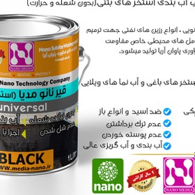 تصویر قیر نانو مدیا (استخر بتنی) Nano media concrete pool bitumen