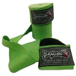 تصویر تجهیزات بوکس سبز 5 متر Boxing Bandage Kick Colored Dragondo 