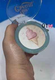 تصویر هایلایتر بستنی قیفی - کد۳ 