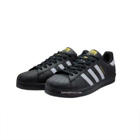 تصویر کتونی آدیداس سوپراستار مشکی سفید Adidas SuperStar Black White 