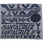 تصویر برچسب دوچرخه ویوا کد S4595 - زرد 