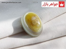 تصویر نگین عقیق باباقوری سه چشم زیبا کد 132259 