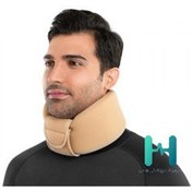 تصویر گردنبند طبی نرم قابل تنظیم سما طب پاکان کد 1023 - سایز:L - رنگ:کرم 