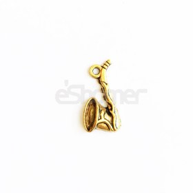 تصویر خرج کار طلایی آویزی بسته 2 عددی gold1024 