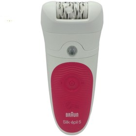 تصویر اپیلاتور براون سری Silk Epil 5 مدل 537-5 به همراه برس پاک کننده Braun 537-5 Epilator