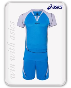 تصویر پیراهن و شورت تمرینی والیبال آسیکس 