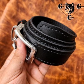 تصویر کمربند دولایه چرم مردانه Men's belt