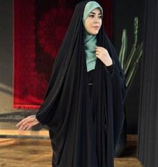 تصویر چادر عربی جواهردوزی گندم کرپ وی آی پی 