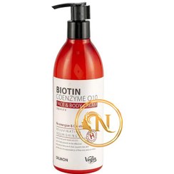 تصویر کرم مرطوب کننده صورت و بدن بیوتن و کیوتن پمپی دیلمون حجم 350میل 