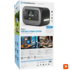 تصویر پاور استیشن پاورولوژی مدل PWGC300GY ظرفیت ۳۰۰ وات 