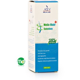 تصویر محلول ضد ریزش مو نلا هیر پلاس جلوگیری از سفیدی مو 30ml 