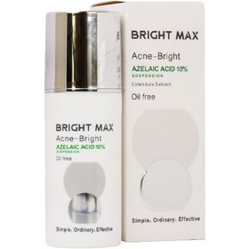 تصویر سرم برایت مكس ضد آكنه و لک آزلائیک اسید 30 میل Bright Max Acne Bright Azelalic Acid Suspension 30
