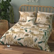 تصویر سرویس روتختی کاوری پلی کتان هرمدر مدل باغ گلشن ا Hermodr Bedding set Hermodr Bedding set