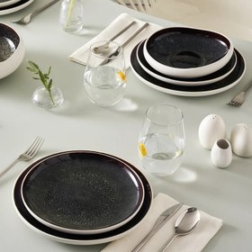 تصویر سرویس غذاخوری ۱۲ نفره ۵۹ پارچه کاراجا ترکیه مدل Earth Collection Galactic سفید Karaca Earth Collection Galactic White 59-Piece Dinnerware Set for 12 People