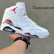 تصویر کتونی جردن 6 MVP / سفید قرمز / کد 624 