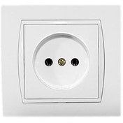 تصویر پریز بدون ارت پارت الکتریک مدل آذین با مغزی سرامیکی 