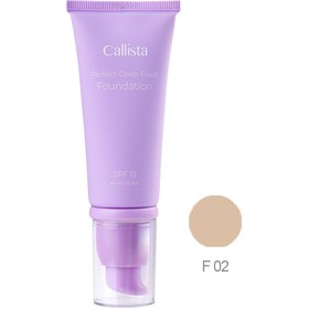 تصویر کرم پودر فلوئیدی پرفکت کاور SPF15 کالیستا 40 میلی لیتر Callista Perfect Cover SPF15 Fluid Foundation 40 ml