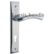 تصویر دستگیره درب یک تکه کروم 