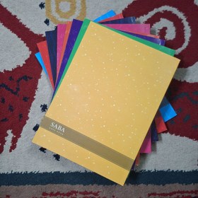 تصویر دفتر مشق 50 برگ صبا مدل ساده 