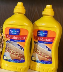 تصویر سس خردل فاقد قند و گلوتن امریکن گاردن( سایز بزرگ) ا Mustard American Garden Mustard American Garden