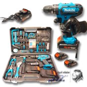 تصویر دریل شارژی ماکیتا پک کامل مدل B-kitblue Makita