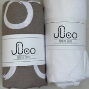 تصویر روتختی دو نفره چهار تکه کدL60 (کاور تشک،روانداز،دو عدد روبالشتی) 