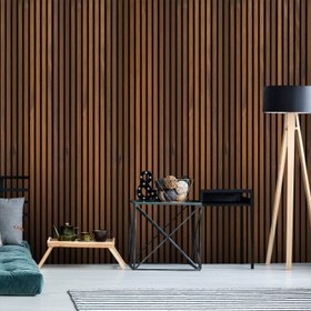 تصویر پنل ترمو وال چوبی BROWN 