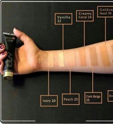 تصویر کرم پودر مات کننده این لی شماره‌ 24 حجم ۴۰ میلی لیتر Natural cover foundation