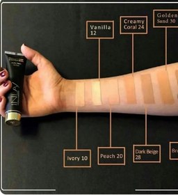 تصویر کرم پودر مات کننده این لی شماره‌ 24 حجم ۴۰ میلی لیتر Natural cover foundation