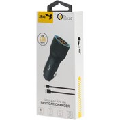 تصویر شارژر فندکی CCD 5 دو پورت JBQ car charger