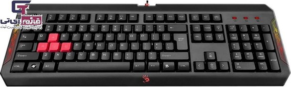 تصویر کیبورد گیمینگ ای فورتک مدل Q100 با سیم 