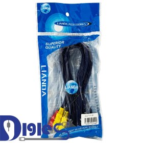 تصویر کابل 3 به 3 ضخیم 1.8M 