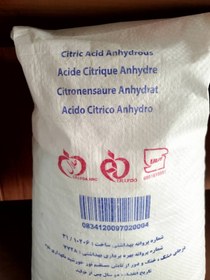 تصویر اسید سیتریک آنهیدروز 
