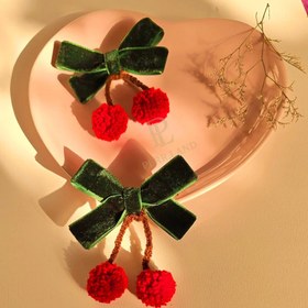 تصویر گلسر مخملی سبز 