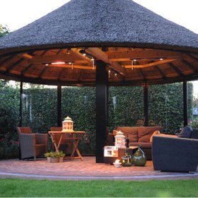 تصویر هیتر تابشی آلاچیق 