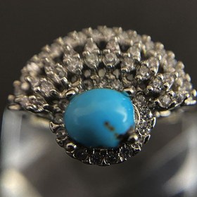 تصویر انگشتر فیروزه زنانه (کد 2340) 