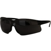 تصویر عینک ایمنی دودی پارس اپتیک ضد خش مدل V100 