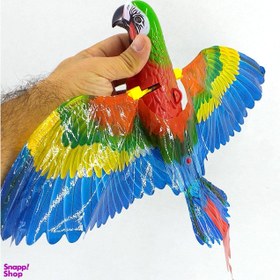 تصویر ابزار شوخی دنیای سرگرمی های کمیاب مدل طوطی پرنده سقفی 