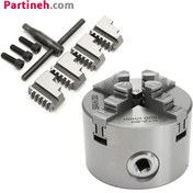 تصویر چهار نظام تراشکاری سانو مدل K12 سایز ۸۰ میلیمتر 