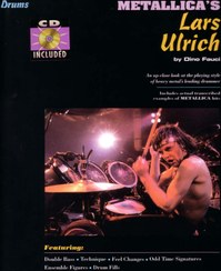 تصویر Dino Fauci_Metallicas Lars Ulrich کتاب آموزش درامز 