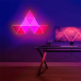 تصویر پنل هوشمند روشنایی 6 تیکه فوتونیکس Photonix Triangle Light Panels Photonix Triangle Light Panels