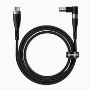 تصویر کابل شارژر مگنتی لپ تاپ لنوو بیسوس Baseus Zinc Lenovo Type C to DC CATXC Baseus Zinc Magnetic Series Lenovo Laptop Charging Cable Type C to DC Round Port 100W 2M CATXC T01