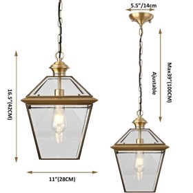 تصویر چراغ آویز پیسوز مدل MB 881807CS 