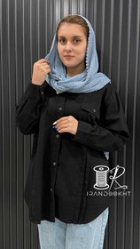 تصویر مانتو کتان کد 05 