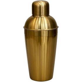 تصویر شیکر ساخت نوشیدنی و کوکتل استیل طلایی 