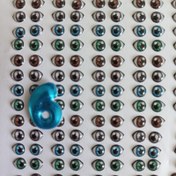 تصویر چشم رزینی کد 12 سایز 6 میل بسته 20 جفتی 