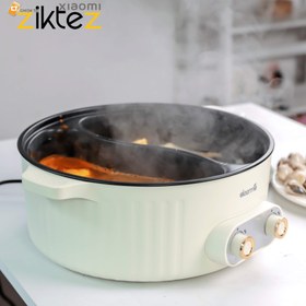 تصویر قابلمه برقی چند منظوره شیائومی Xiaomi Deerma DG50W ظرفیت 6 لیتر Deerma Electric Hot Pot DG50W