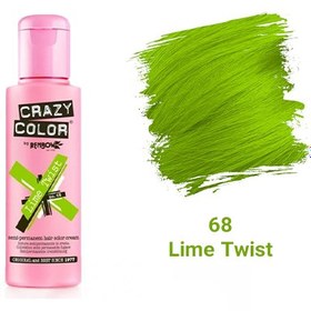 تصویر رنگ فانتزی کریزی‌کالر شماره 68 (Lime Twist) Crazy Color Shampoo Color Lime Twist-100ml