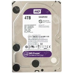 تصویر هارد دیسک اینترنال وسترن دیجیتال سری بنفش مدل Purple ظرفیت 4 ترابایت Western Digital Purple Internal Hard Disk 4TB